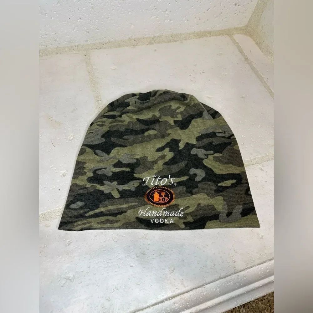 OTTO Green and Black Camouflage Hat Durable Accessories